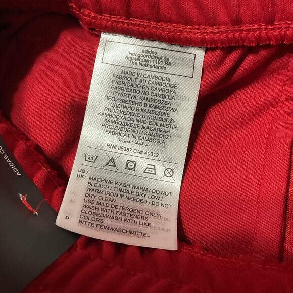 Adidas Activewear Z.N.E. Men's Size S red Tapered Leg Track Jogger Pants JF6542 - Picture 10 of 11